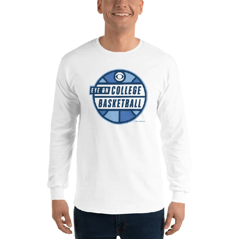 eye-on-college-basketball-eye-on-college-basketball-podcast-logo-adult-long-sleeve-t-shirt