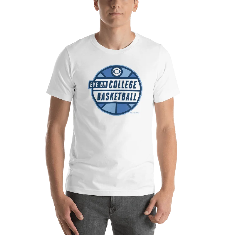 eye-on-college-basketball-eye-on-college-basketball-podcast-logo-adult-short-sleeve-t-shirt