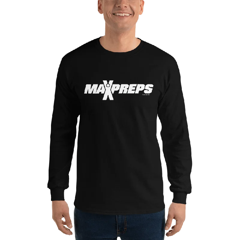 max-preps-maxpreps-logo-white-adult-long-sleeve-t-shirt