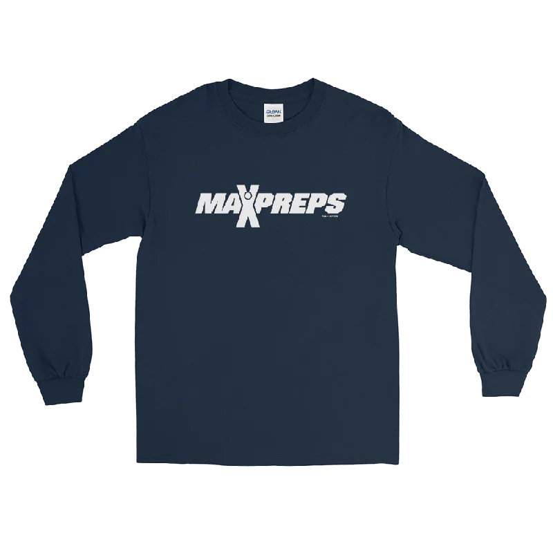 max-preps-maxpreps-logo-white-adult-long-sleeve-t-shirt