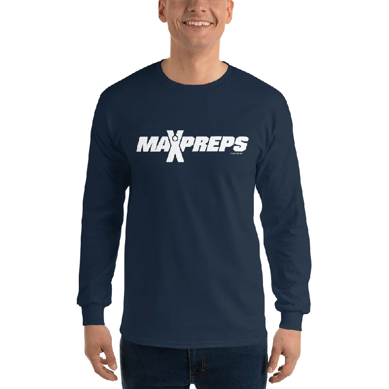 max-preps-maxpreps-logo-white-adult-long-sleeve-t-shirt