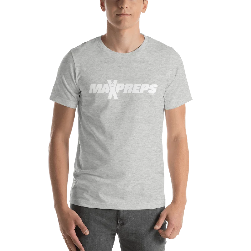 max-preps-maxpreps-logo-white-adult-short-sleeve-t-shirt