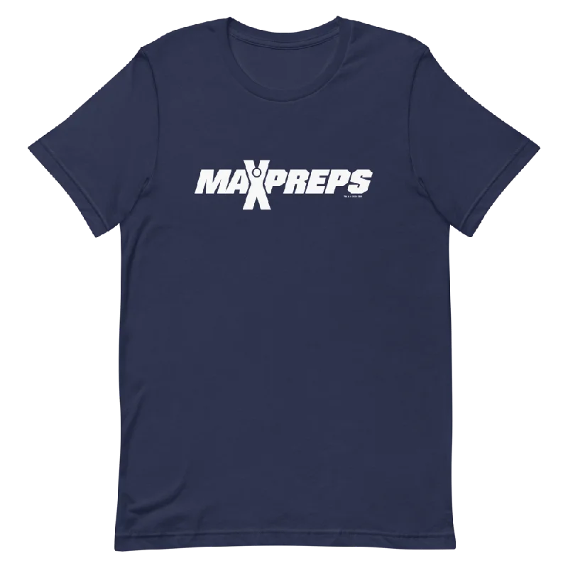 max-preps-maxpreps-logo-white-adult-short-sleeve-t-shirt