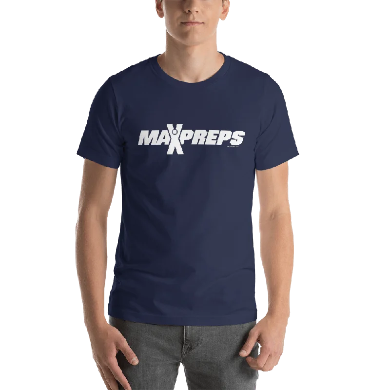 max-preps-maxpreps-logo-white-adult-short-sleeve-t-shirt