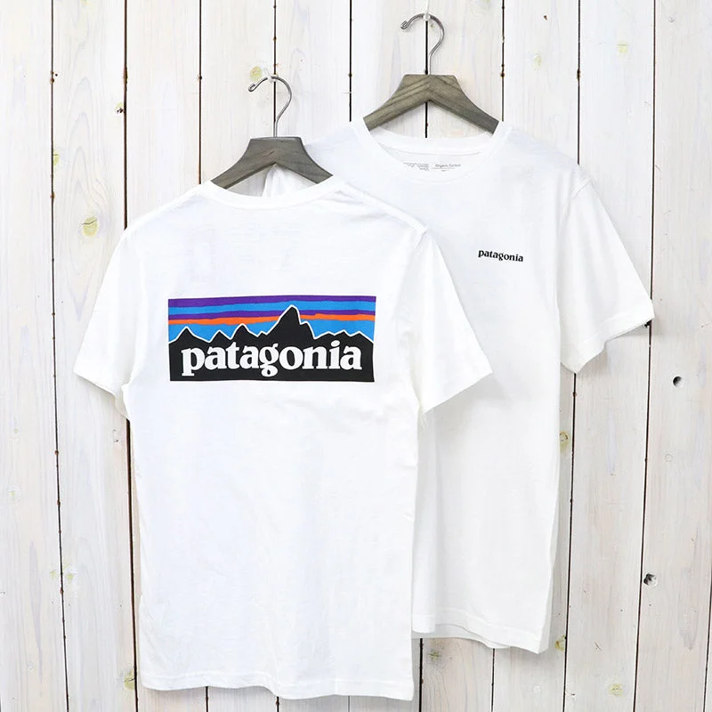 【SALE40%OFF】patagonia『M’s P-6 Logo Organic T-Shirt』(White)