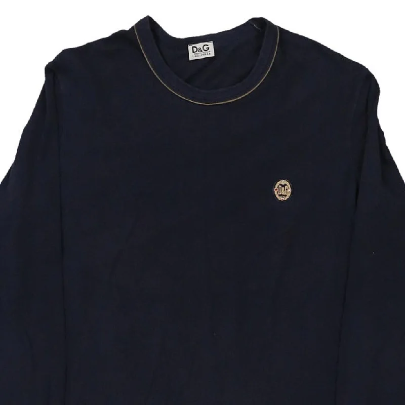 vintage-dolce-gabbana-long-sleeve-t-shirt-mens-navy-x-large-354471