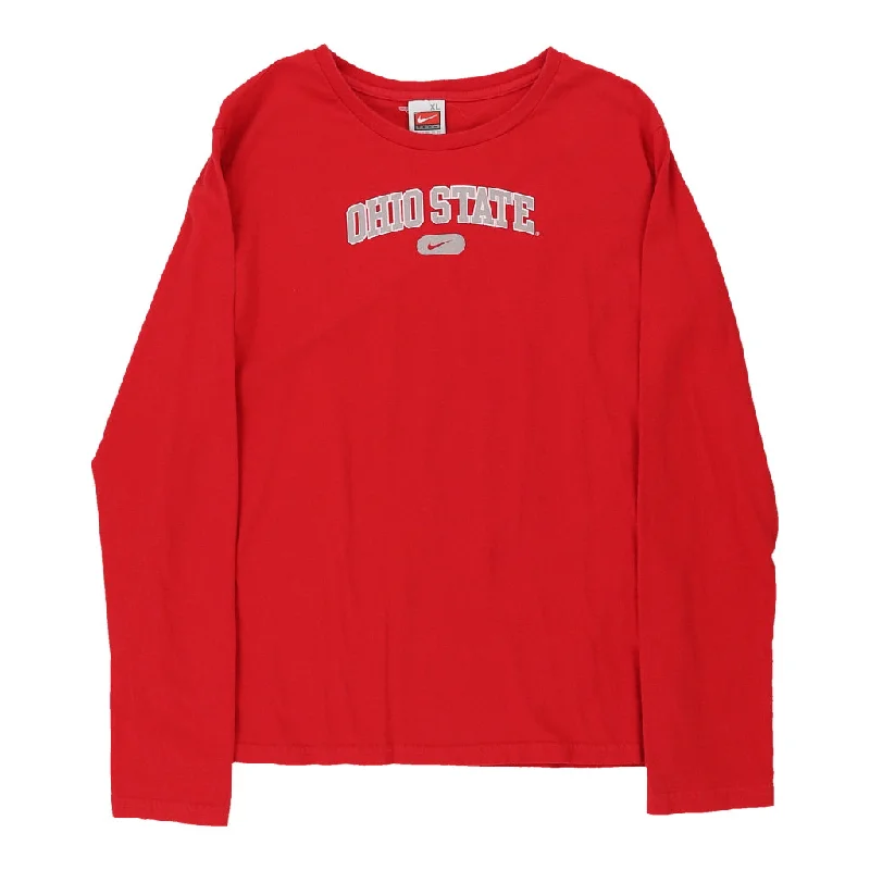 Ohio State Nike College Long Sleeve T-Shirt - XL Red Cotton