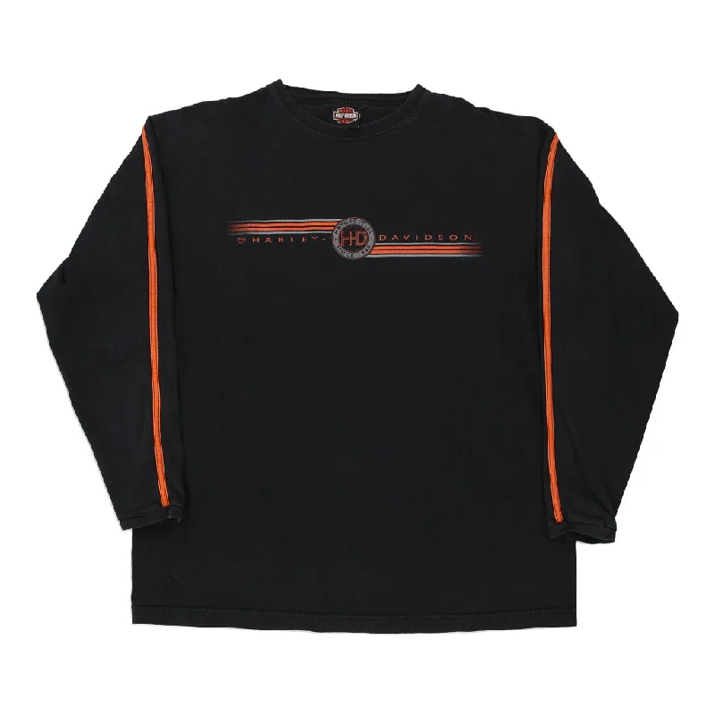 Reading, PA Harley Davidson Long Sleeve T-Shirt - XL Black Cotton