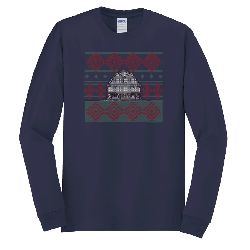 yellowstone-dutton-ranch-two-color-holiday-barn-adult-long-sleeve-t-shirt