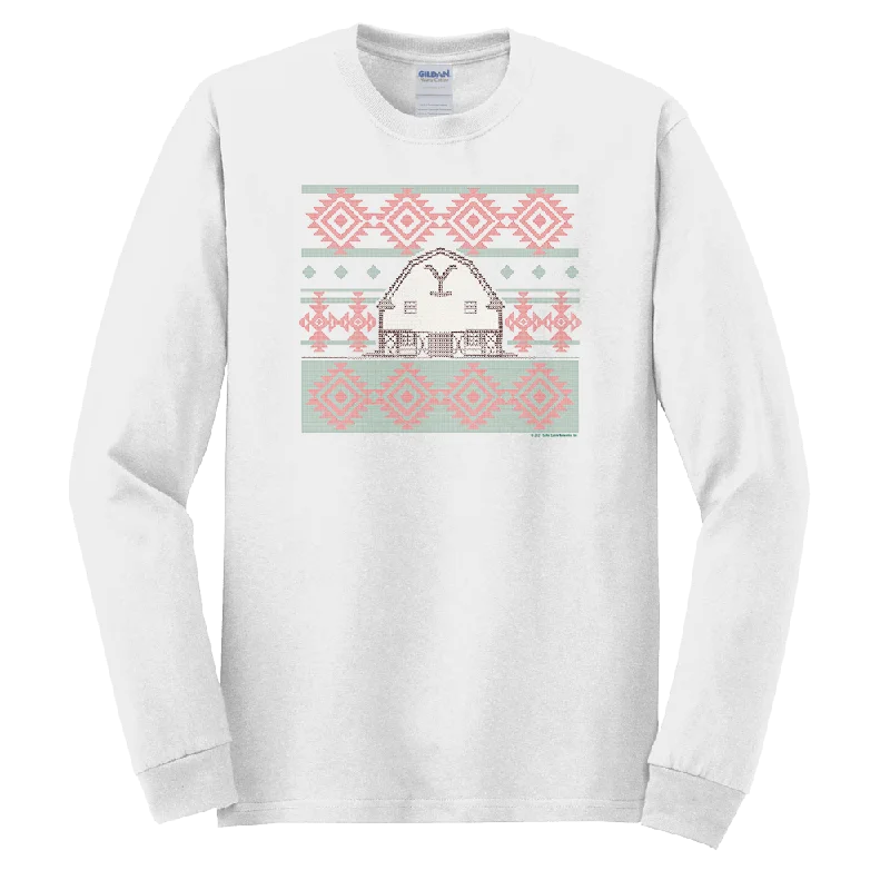 yellowstone-dutton-ranch-two-color-holiday-barn-adult-long-sleeve-t-shirt