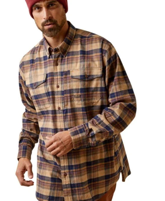 Ariat Rebar DuraStretch Flannel Work Shirt