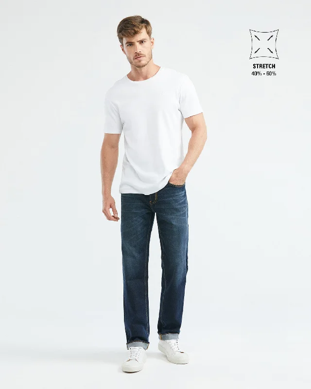 RELAXED FIT HIGH-RISE DARK JEANSI N ULTRA DARK WASH