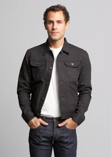 Brooklyn Denim Co. Stretch Denim Jacket - Black