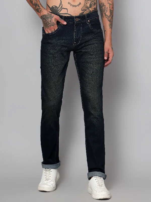 Cantabil Men Blue Clean Look Jeans