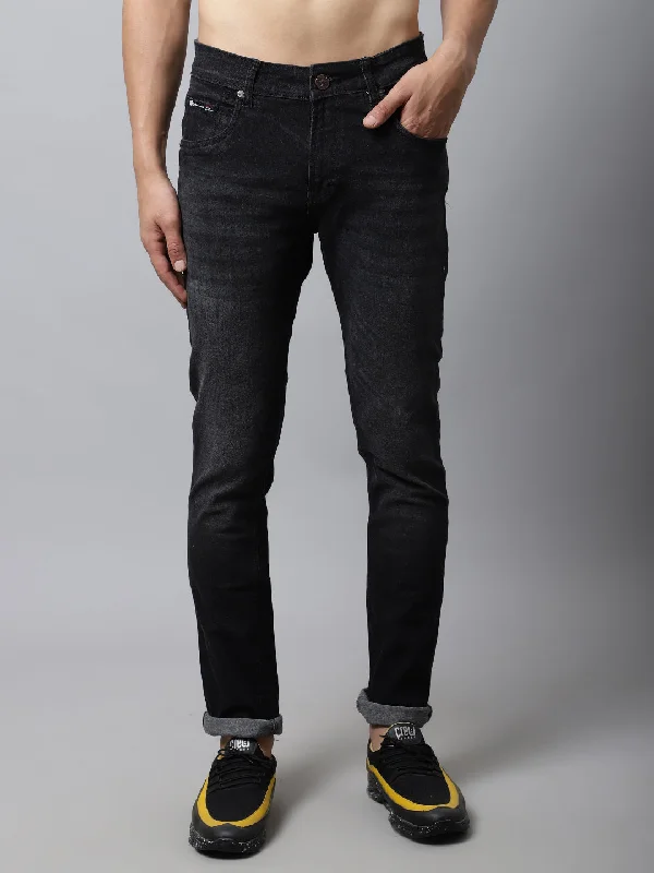 Cantabil Mens Black Jeans