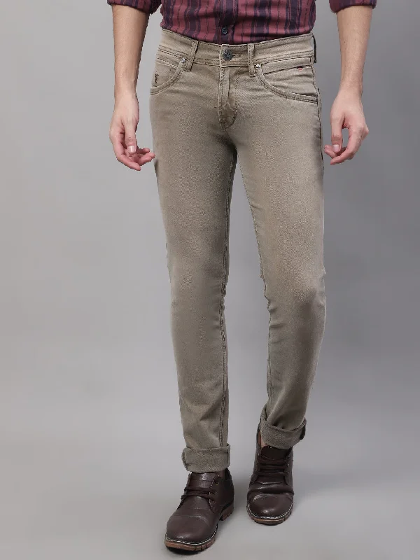 Cantabil Mens Khaki Denim