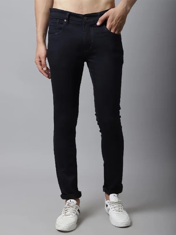 Cantabil Mens Navy Jeans