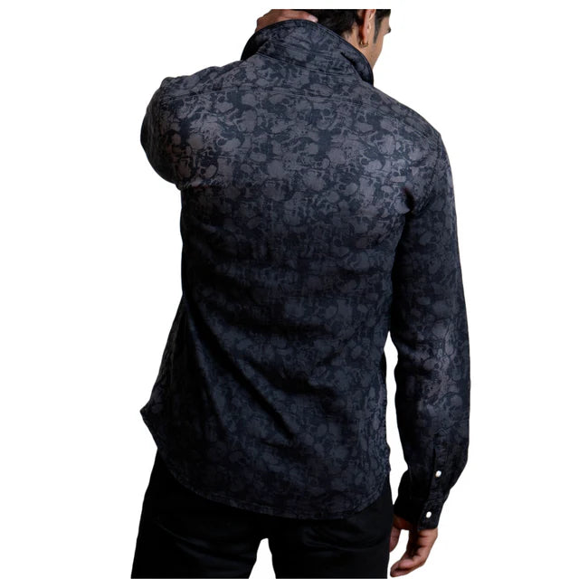 Canyon Of Heroes Skulls Denim Shirt