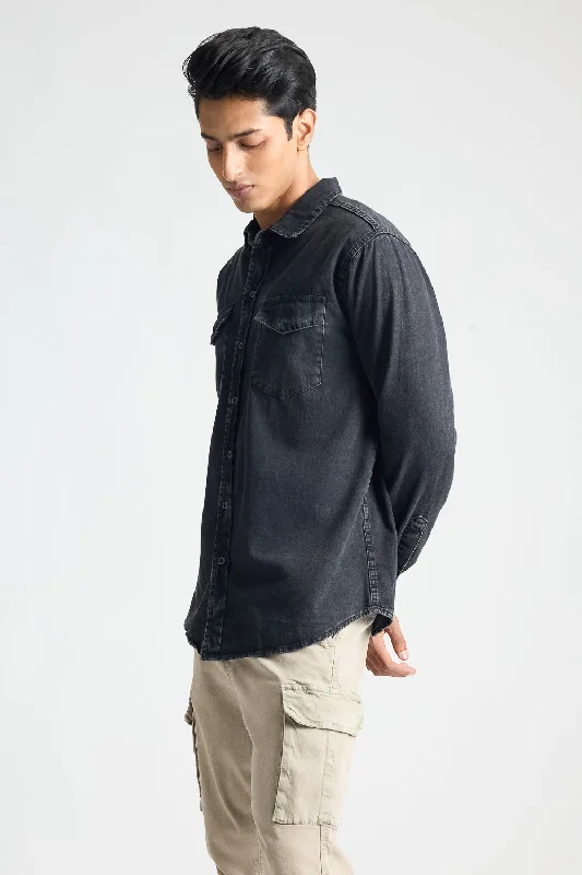 Charcoal Black Men's Shirt