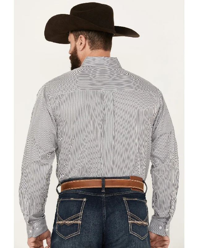 Cinch Long Sleeve Striped Shirt