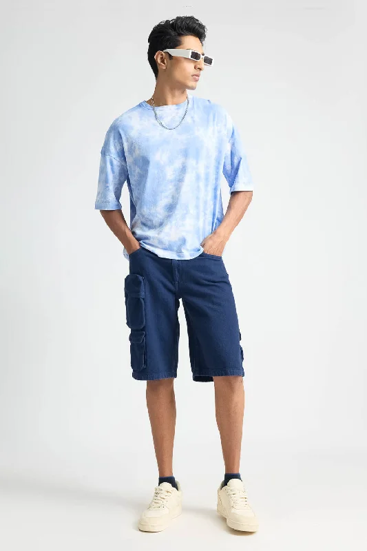 Classic Blue Men's Cargo Shorts