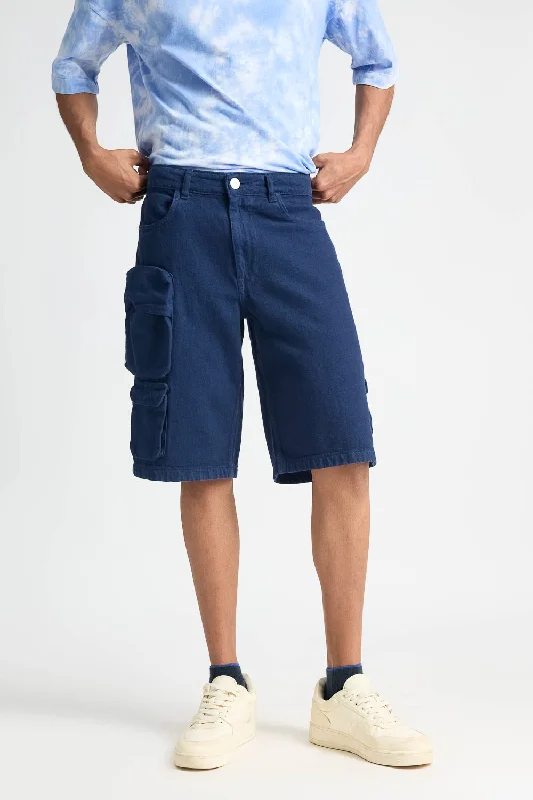 Classic Blue Men's Cargo Shorts