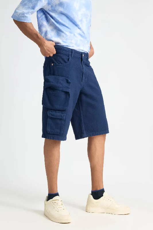 Classic Blue Men's Cargo Shorts