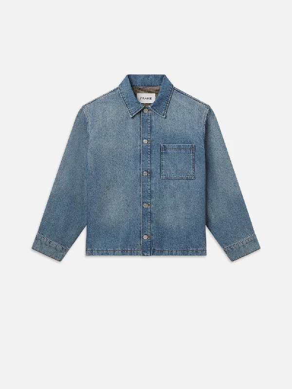 Denim Shirt Jacket -- Frequency