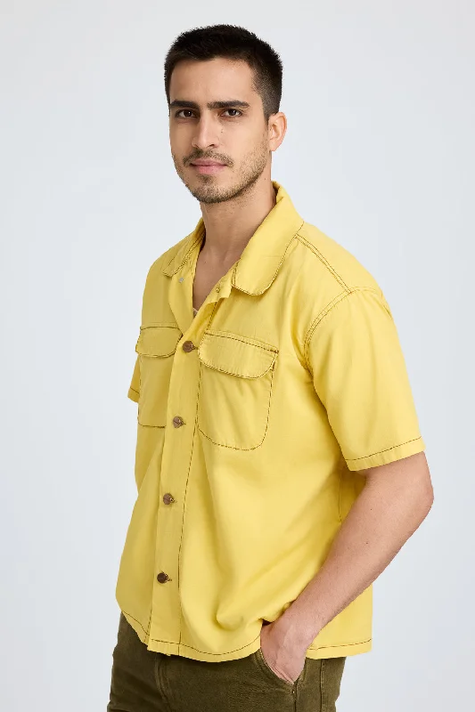 Lemon Boxy Men's Shirt