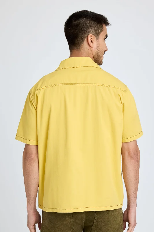 Lemon Boxy Men's Shirt