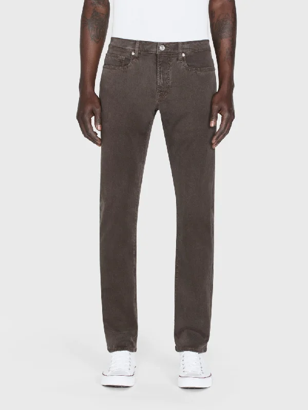 L'Homme Slim Brushed Twill -- Mocha