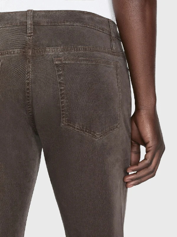 L'Homme Slim Brushed Twill -- Mocha