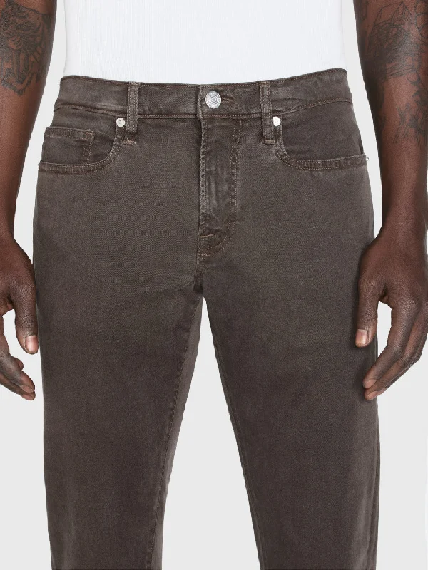 L'Homme Slim Brushed Twill -- Mocha