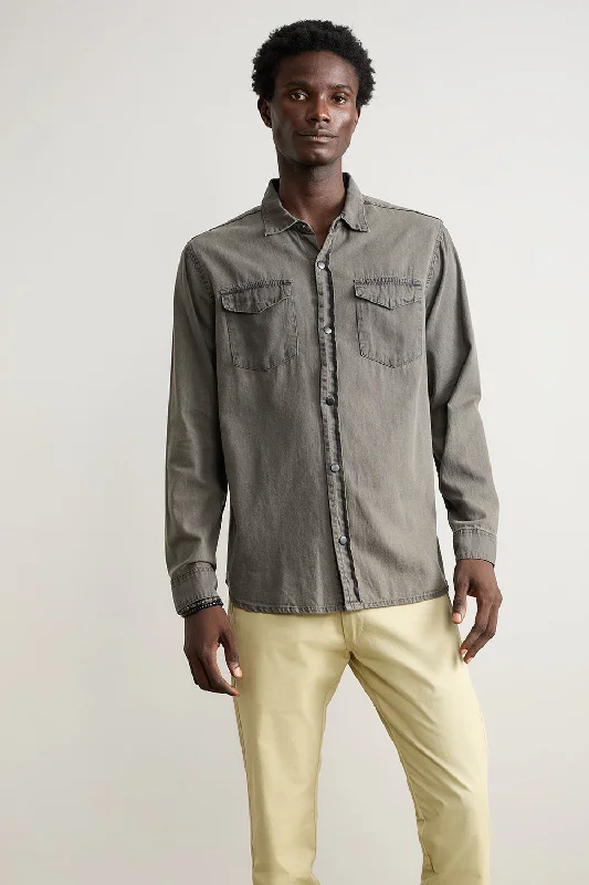 Washed Grey Men's Shirt