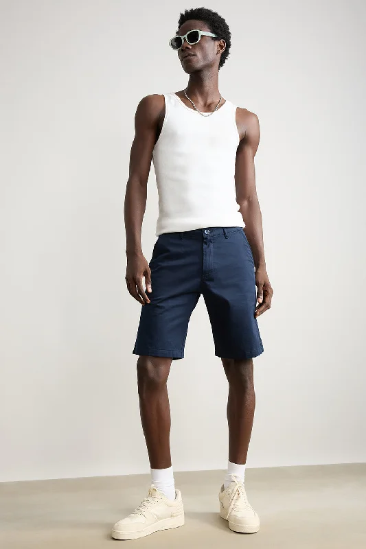 Men's Dark Blue Summer Shorts