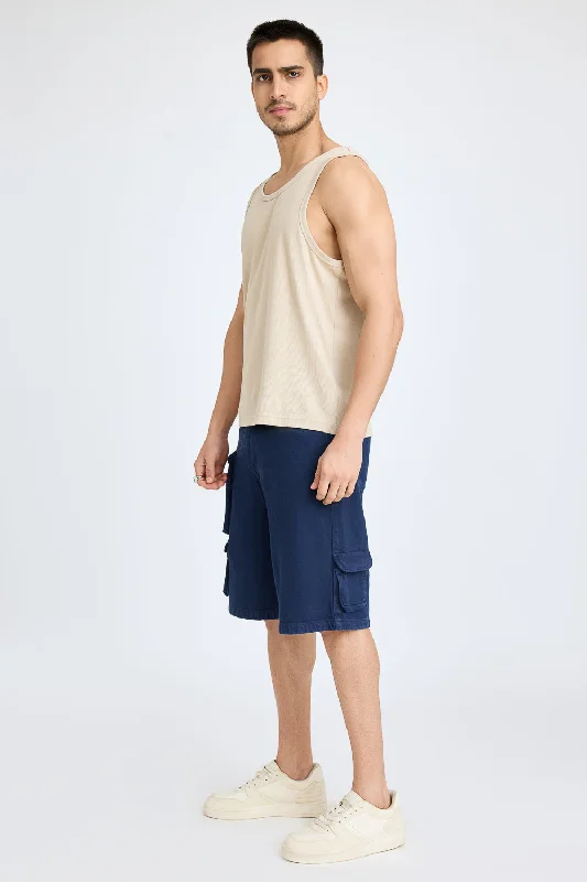 Men's Indigo Blue Shorts