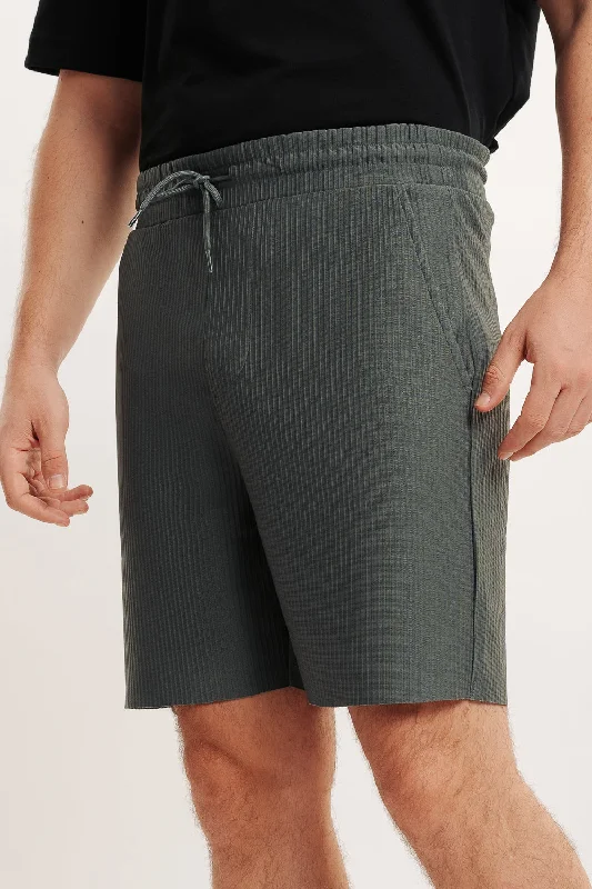 Men's Olive Green Summer Shorts