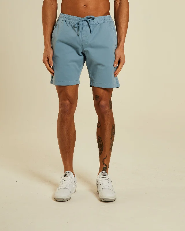 Barton Drawcord Short Pebble Blue