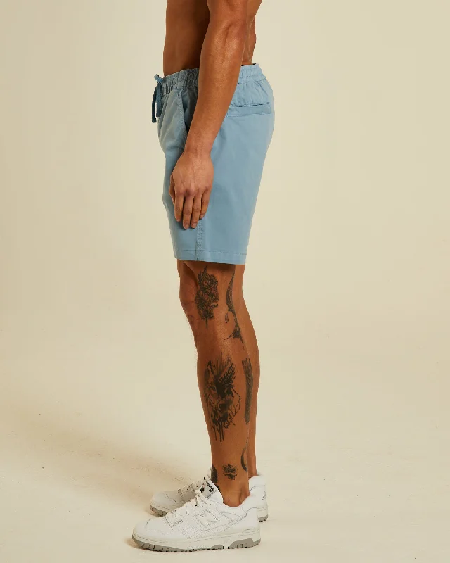 Barton Drawcord Short Pebble Blue