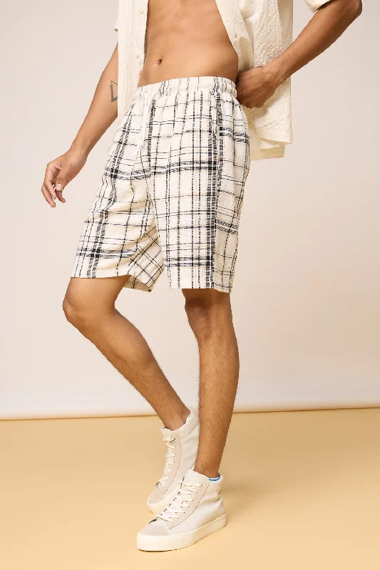 Oak Checkered Bermuda Shorts