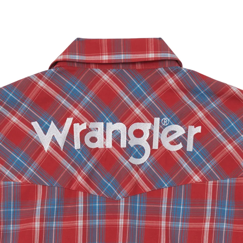 Wrangler Logo L/S Western Snap