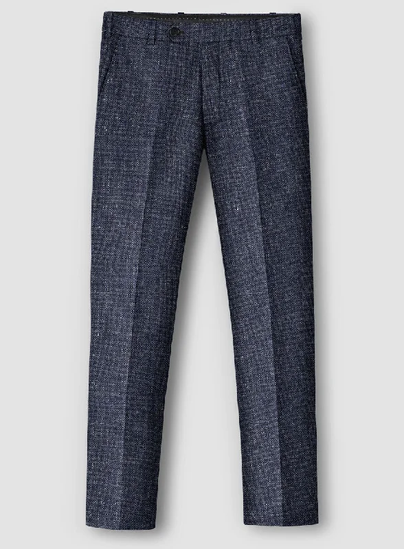 Italian Cotton Linen Hopsack Anibal Pants