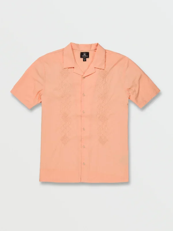 Baracostone Short Sleeve Shirt - Peach Bud