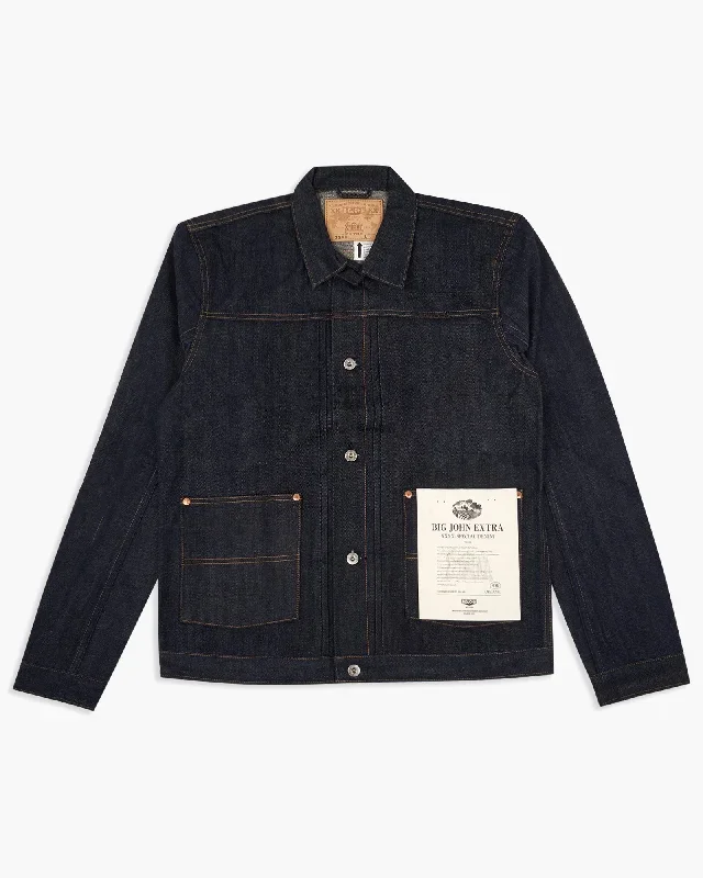 Big John XXXX-Extra XX601 Denim Jacket - 15.8oz Unsanforized Selvedge Denim