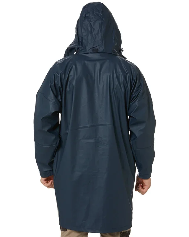 bisley-stretch-pu-rain-coat-navy