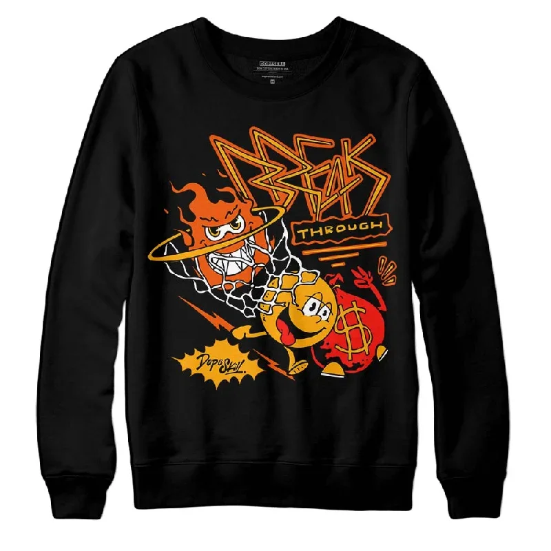 Black Taxi 12s DopeSkill Sweatshirt Break Through Graphic