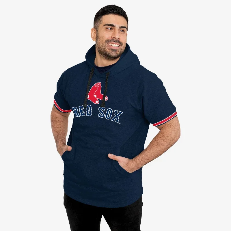 Boston Red Sox Short Sleeve Hoodie