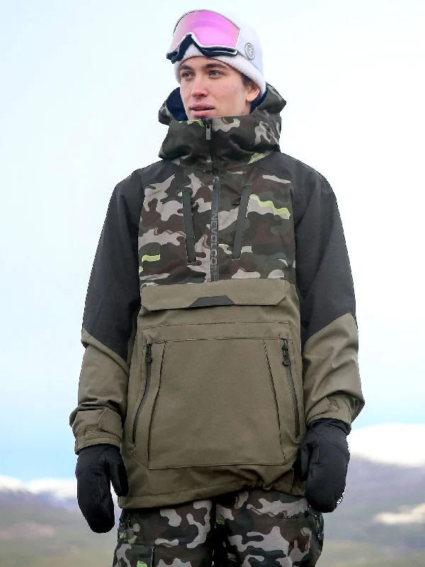 Brighton Pullover Jacket - Army