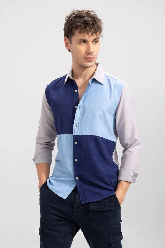 Carrelage Blue Cord Shirt