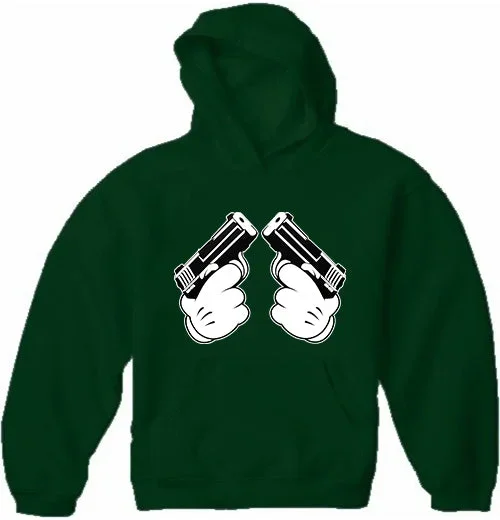 cartoon-hands-double-guns-adult-hoodie